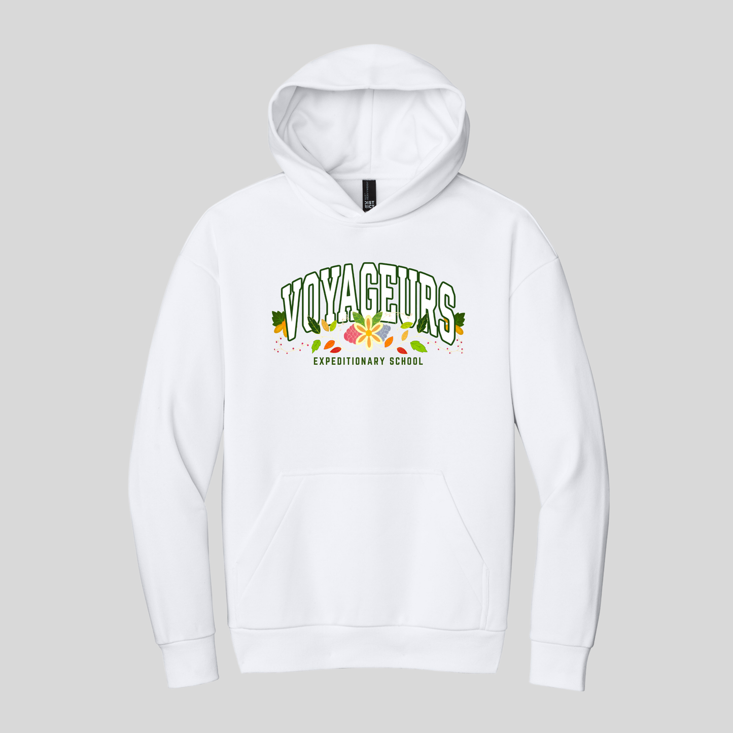 District® V.I.T.™ Heavyweight Fleece Hoodie - DT6150  - WHITE (VOY 2)