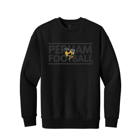 DT6154 District® V.I.T.™ Heavyweight Fleece Crew - BLACK P6