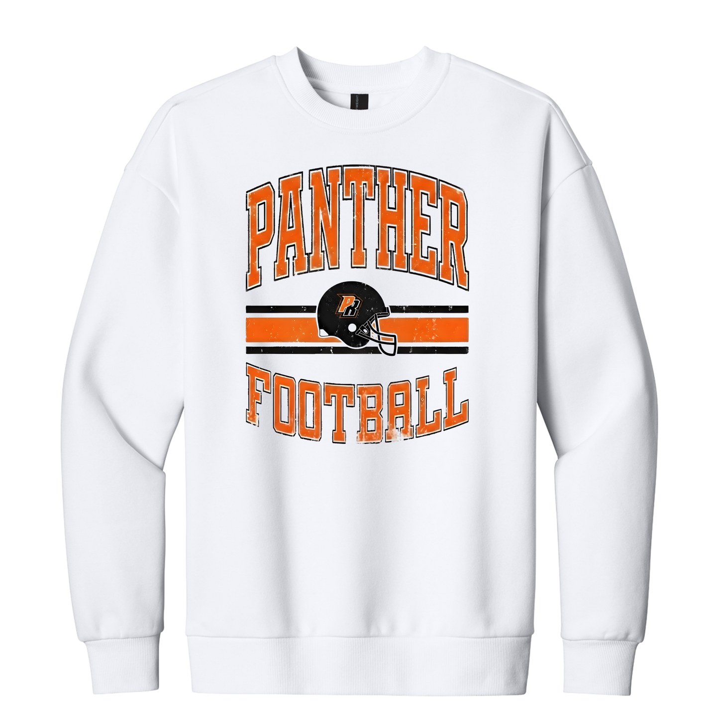 DT6154 District® V.I.T.™ Heavyweight Fleece Crew - WHITE PR 2