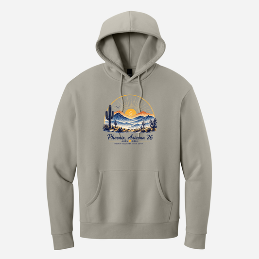 District® MelloFleece Hoodie - DT6700 - FOG (ROCKIN MOM)