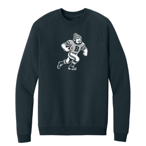 District® Cloud Fleece Crew Football - DT7804 - NEW NAVY (BEMIDJI LUMBERJACKS 19)