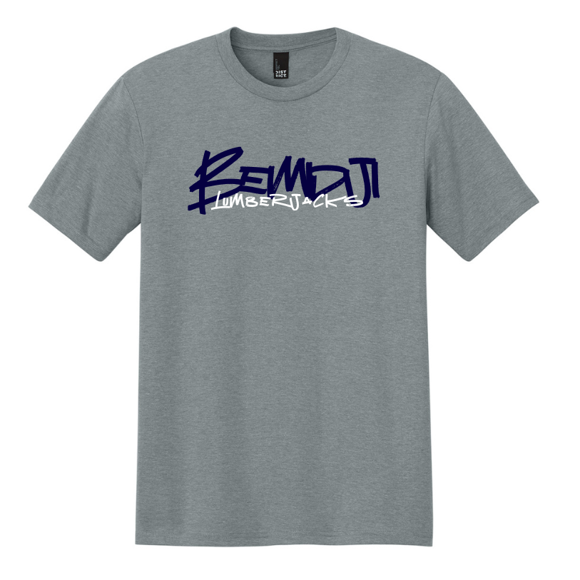 District® Perfect Tri® Tee - HEATHER GREY - (BEMIDJI LUMBERJACKS 14)
