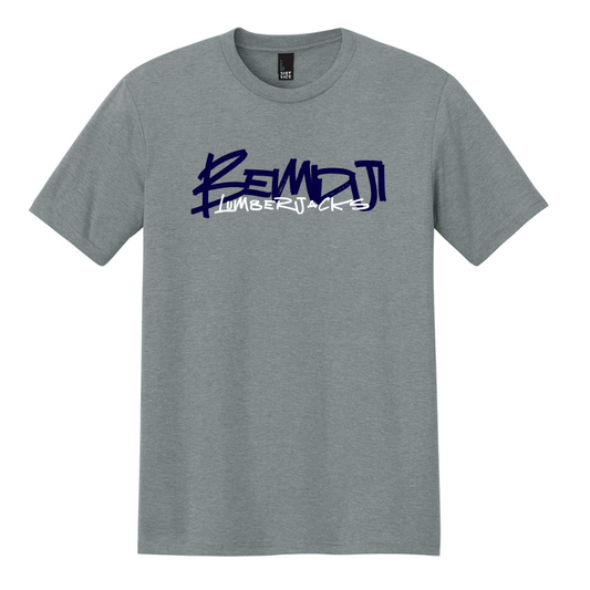 District® Perfect Tri® Tee - HEATHER GREY - (BEMIDJI LUMBERJACKS 14)