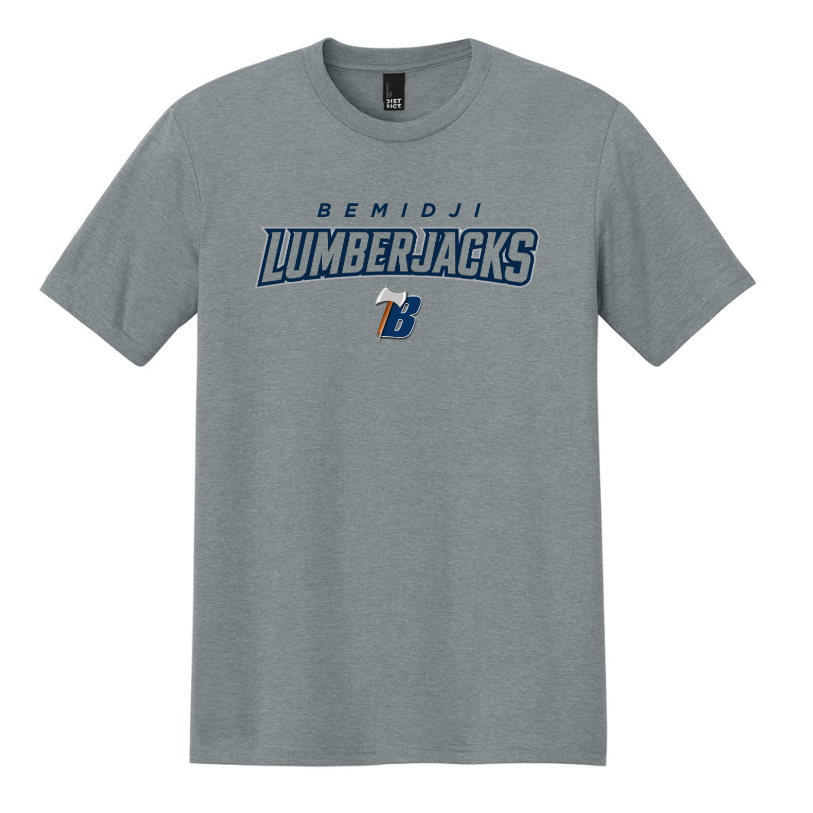 District® Perfect Tri® Tee - HEATHER GREY - (BEMIDJI LUMBERJACKS 6)