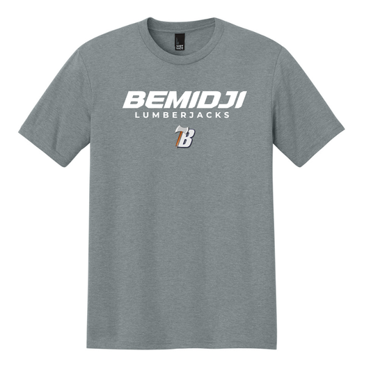 District® Perfect Tri® Tee - HEATHER GREY - (BEMIDJI LUMBERJACKS 7)