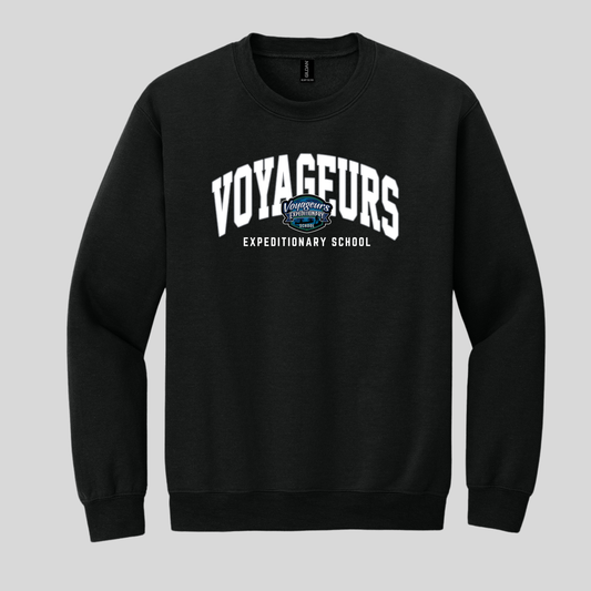 Gildan Heavy Cotton Crewneck - BLACK (VOY 1)