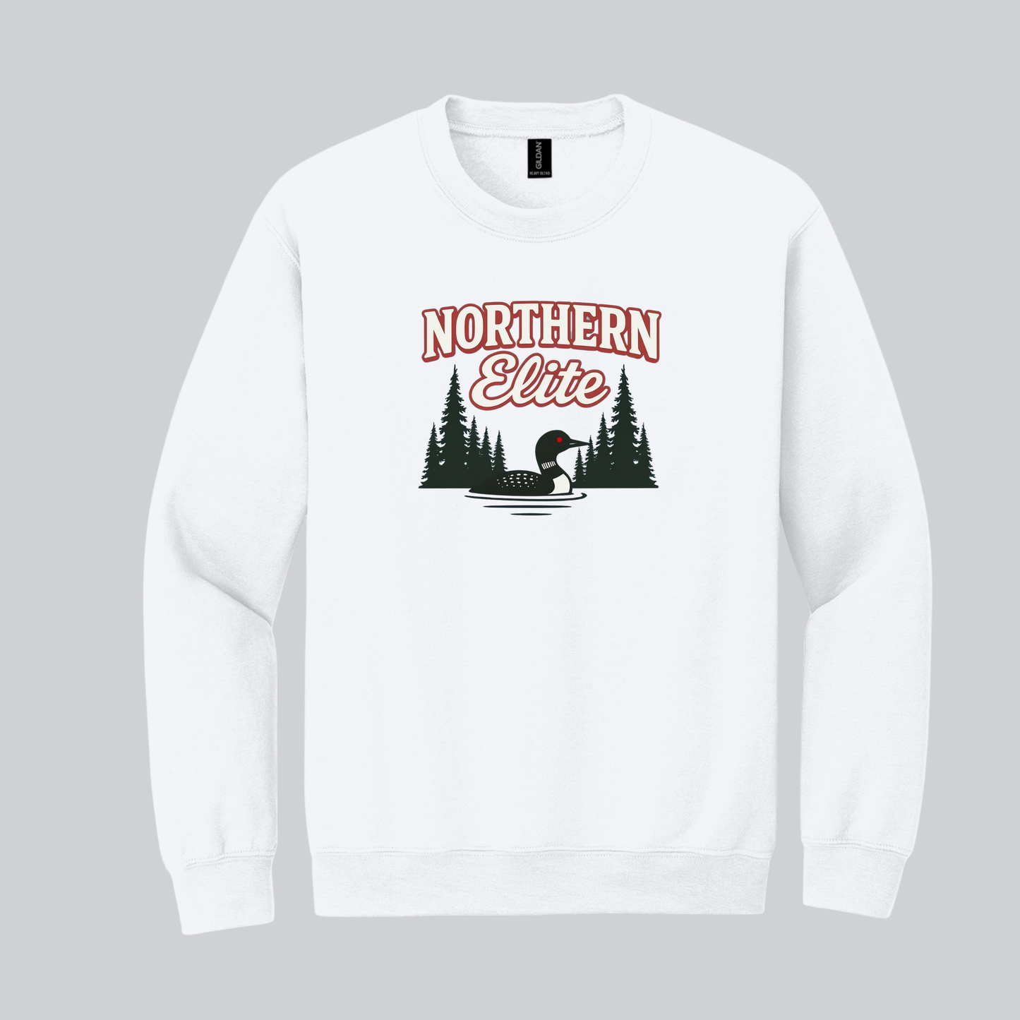 Gildan Heavy Cotton Crewneck - WHITE (NorthElite)