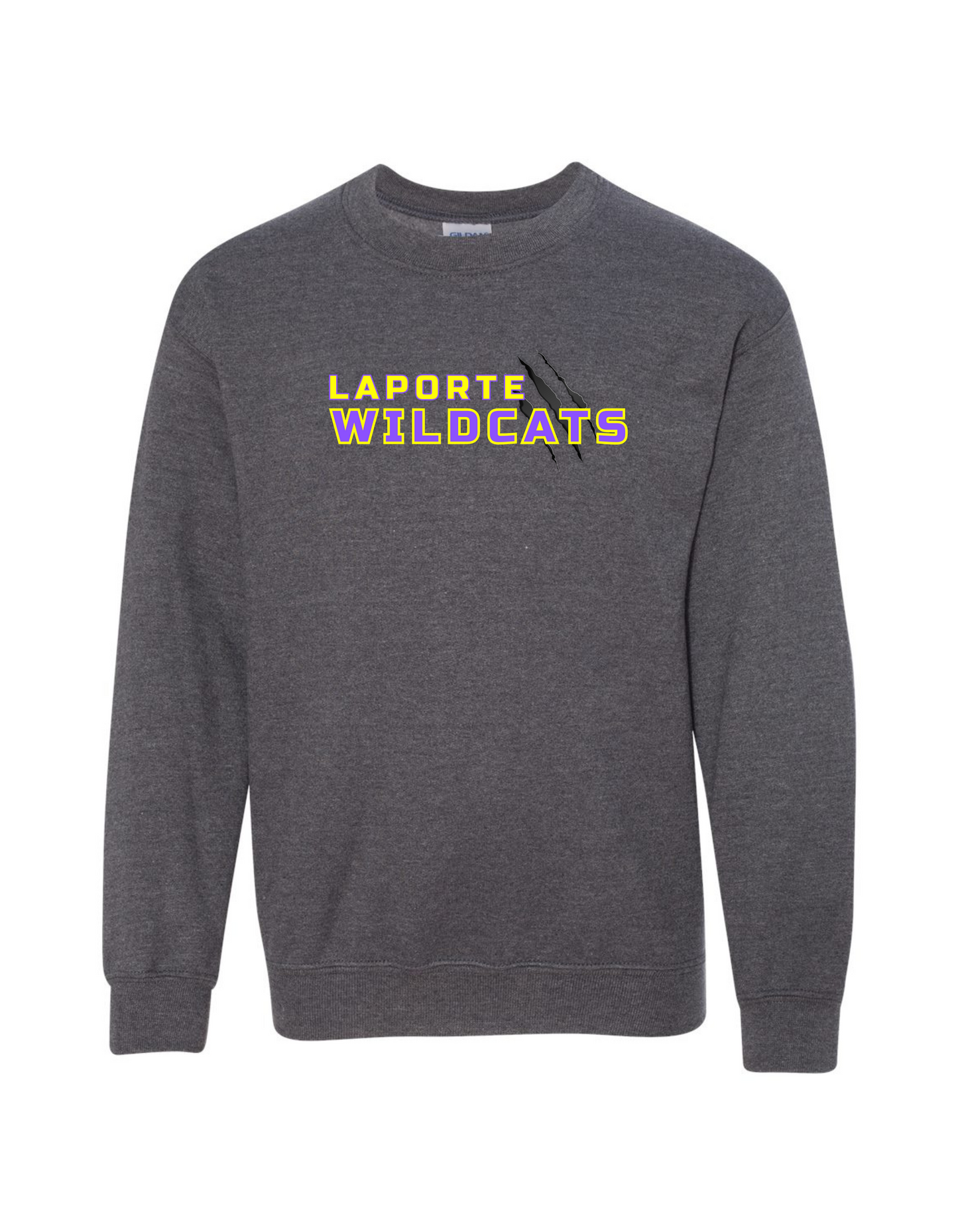 Youth Heavy Blend Gildan Fleece Crew (Laporte)