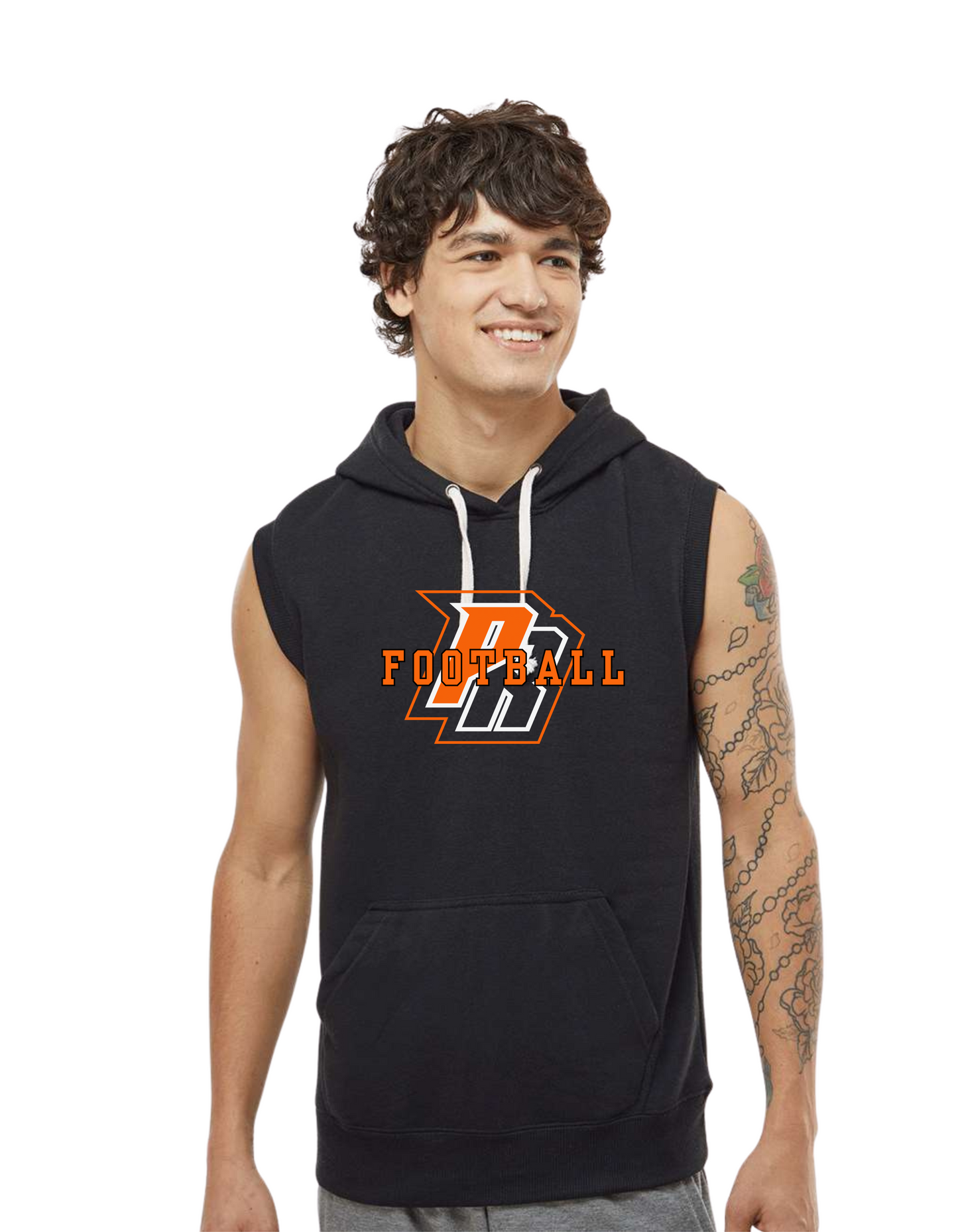 Men's Triblend Sleeveless Hooded Sweatshirt (PR)