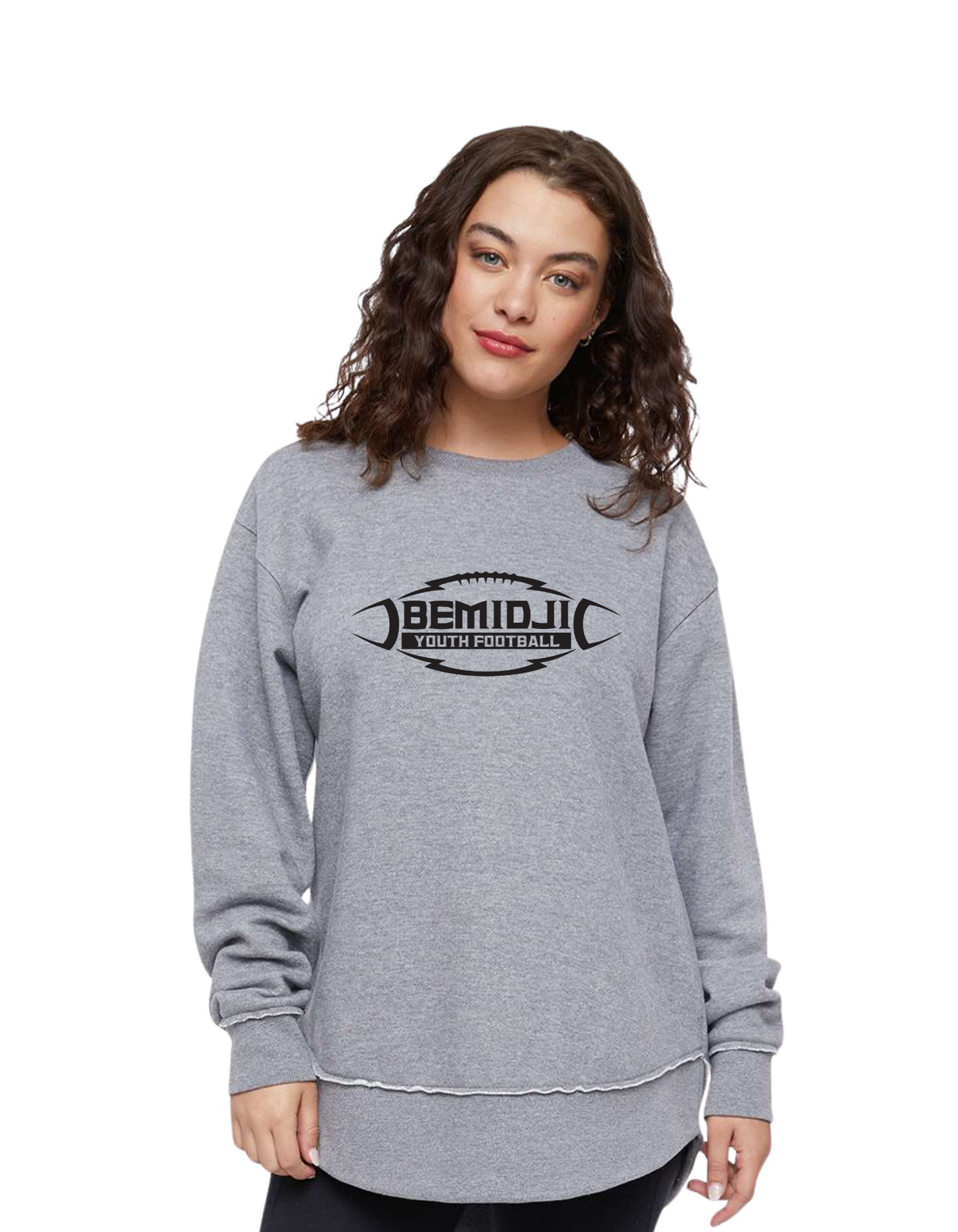 Women's Fleece Weekend Crewneck Grey - BYF