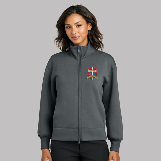 Mercer+Mettle® Women’s Soft Spacer Full-Zip - MM3103 - Storm Grey (S.P)
