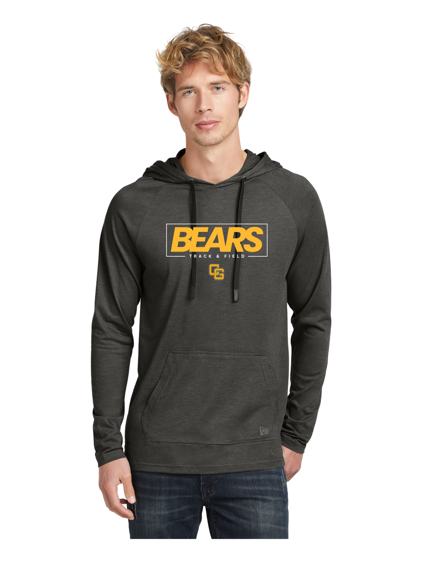 New Era® Tri-Blend Hoodie - GRAPHITE (CG-3)