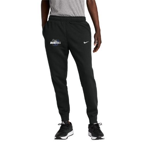 Adult Nike Club Fleece Joggers - BLACK (BHS Basketball)