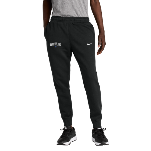 Adult Nike Club Fleece Joggers - BLACK (BHS Wrestling 4)