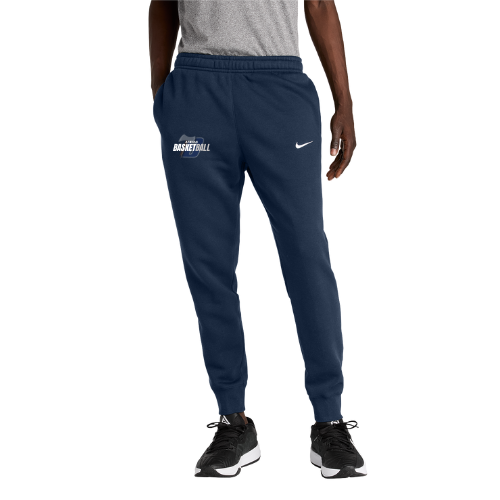Adult Nike Club Fleece Joggers - NAVY (BHS Basketball)