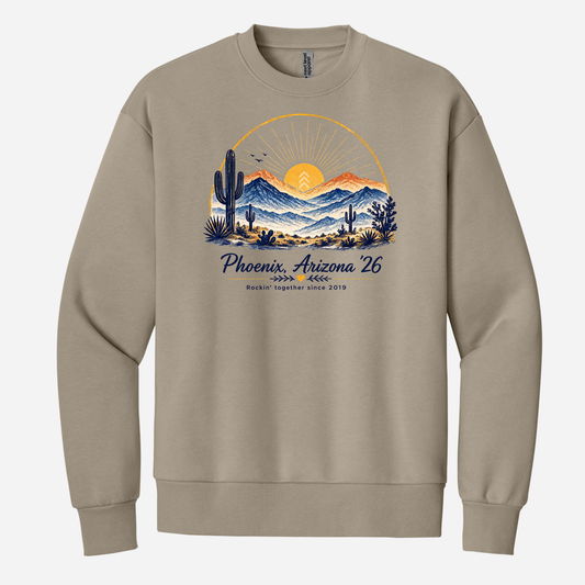 Next Level Apparel® Heavyweight Sweatshirt - NL9007 - TAN (ROCKINMOM)