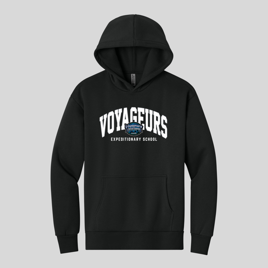 NL9307 Next Level Apparel® Heavyweight Hoodie - BLACK (VOY 1)