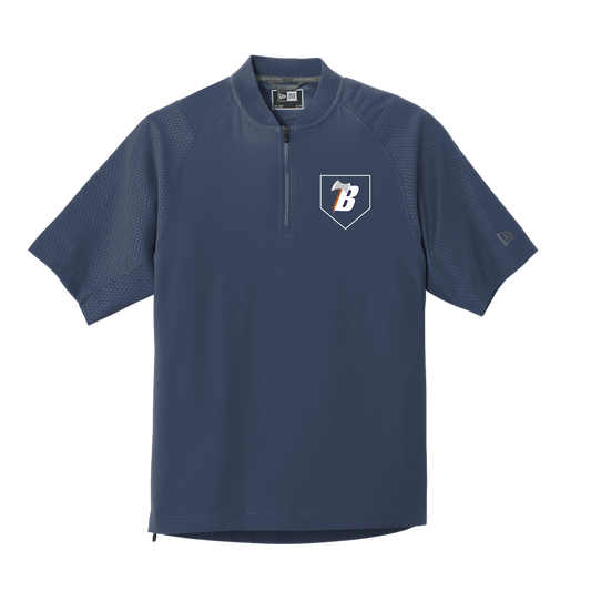 New Era® Cage Short Sleeve 1/4-Zip Jacket - NAVY (SB 1)