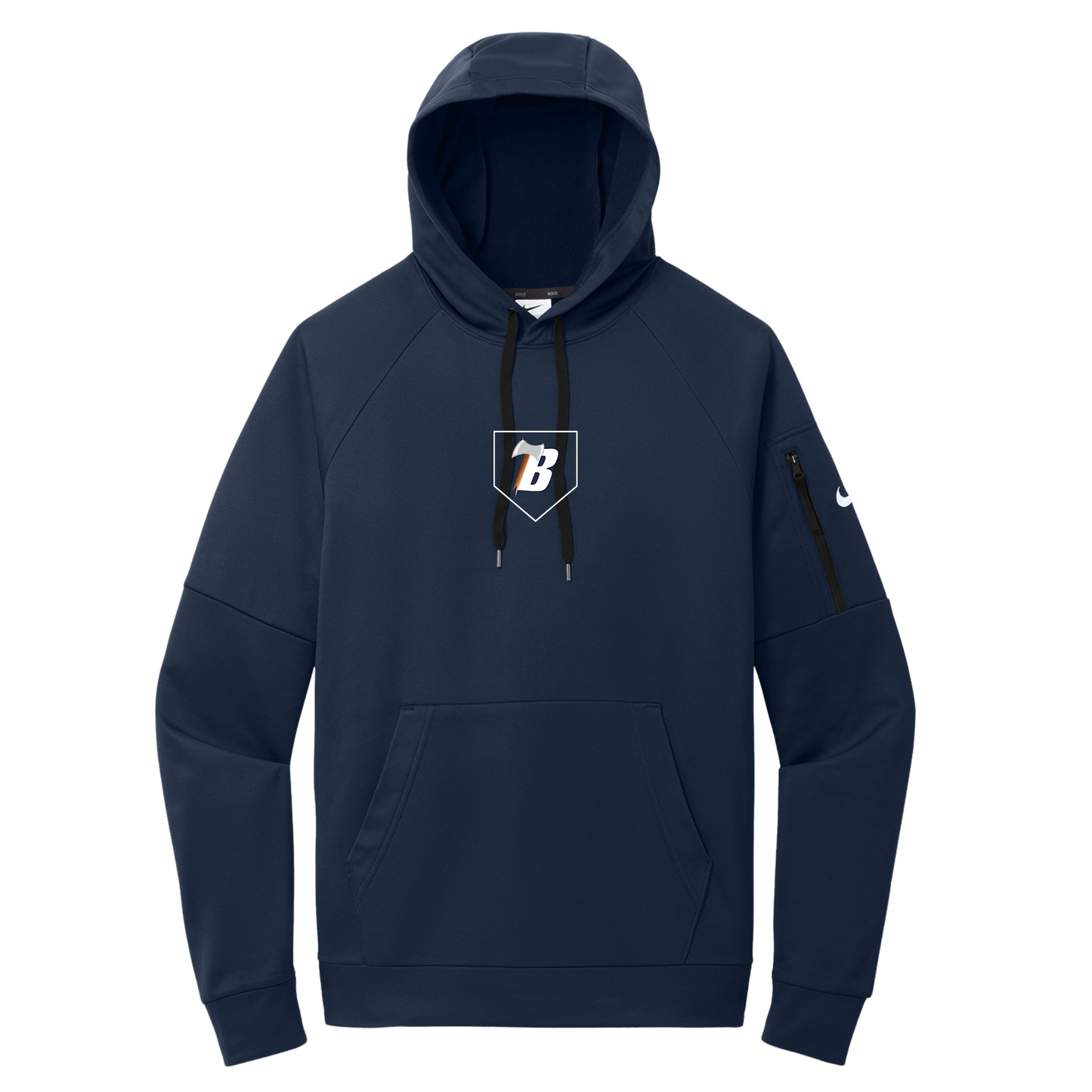 Nike Therma-FIT Pocket Pullover Fleece Hoodie- NAVY (SB)