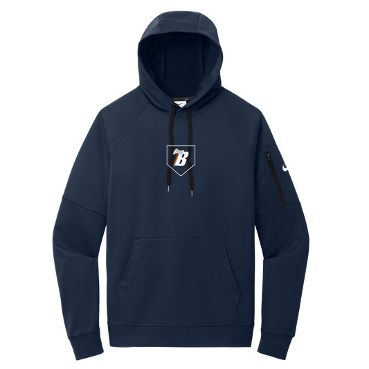 Nike Therma-FIT Pocket Pullover Fleece Hoodie- NAVY (SB)