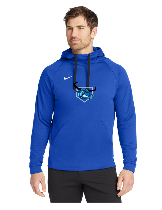 Nike Therma-FIT Pullover Fleece Hoodie (BLUE OX 1)