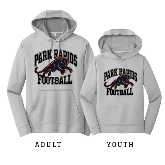 /PC590YH Port & Co™ Performance Fleece Pullover Hooded Sweatshirt (SILVER PR 3)