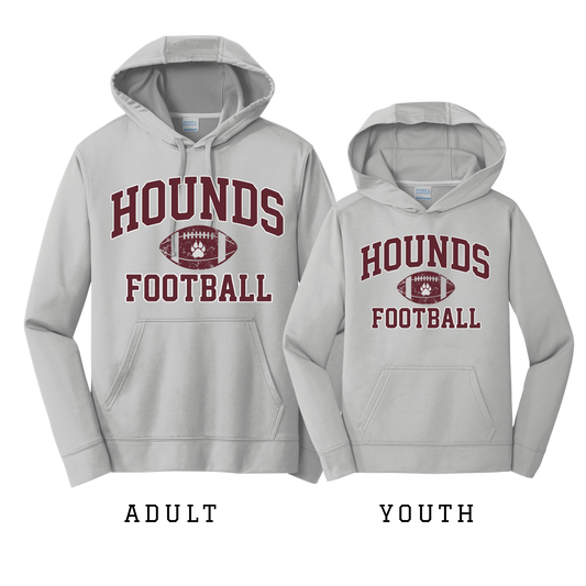 /PC590YH Port & Co™ Performance Fleece Pullover Hooded Sweatshirt (SILVER F4)