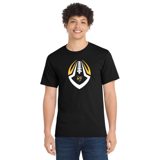 **TALL SIZES**  Port & Co™ Tall Essential Tee - Black P1
