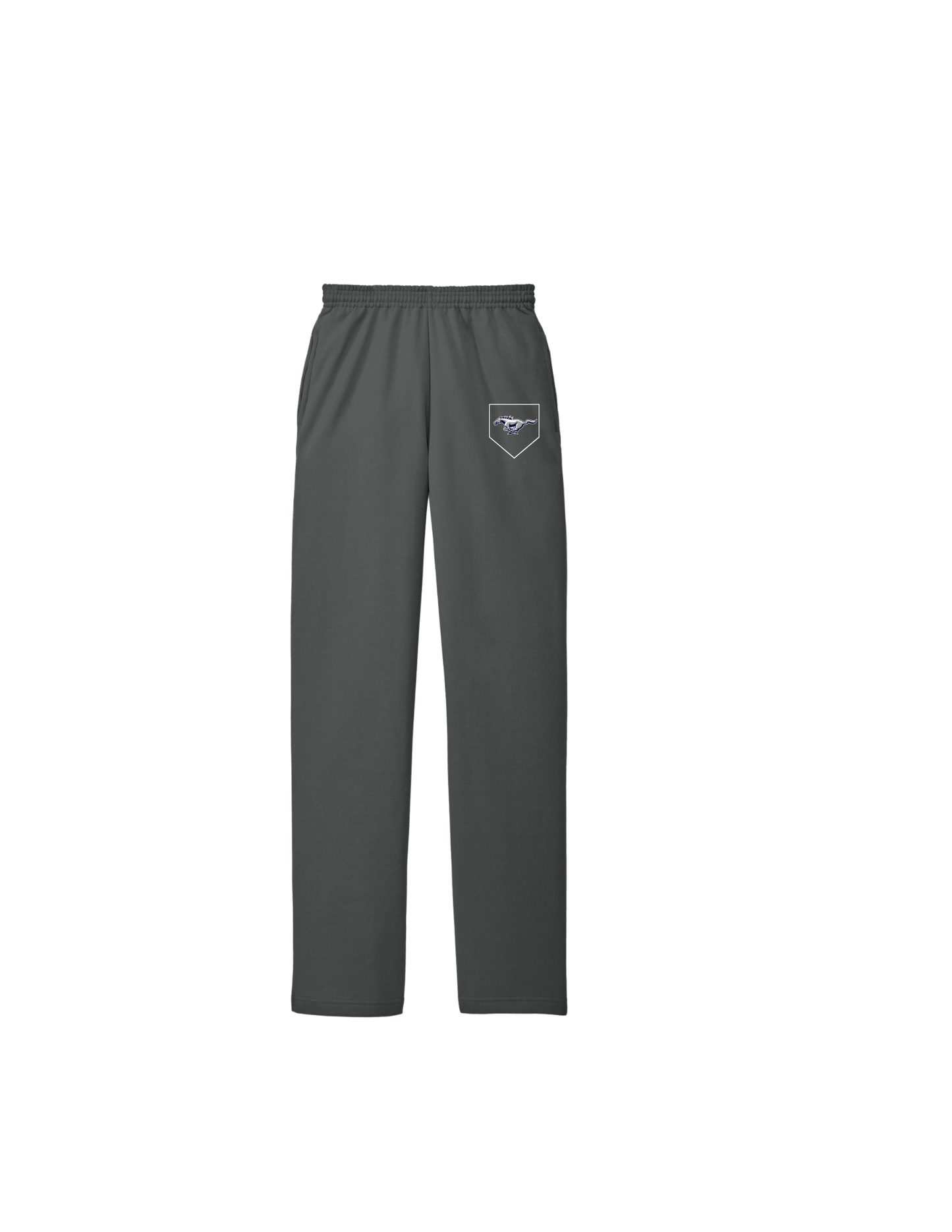 PORT & CO Core Fleece Sweatpant w/pockets - CHARCOAL (KN BASEBALL 1)