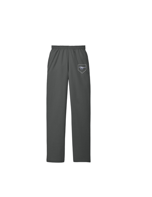 PORT & CO Core Fleece Sweatpant w/pockets - CHARCOAL (KN BASEBALL 1)