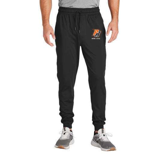 PST858 Sport-Tek® Sport-Wick® Stretch Jogger - BLACK PR Sw 4