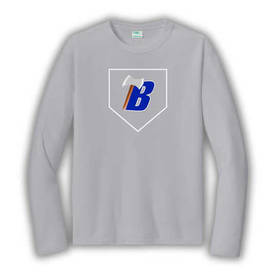 Port & Co™ Long Sleeve Performance Tee - Grey (SB 1)