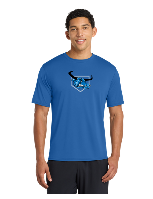 PORT & CO Performance T-Shirt (BLUE OX BASEBALL 1)