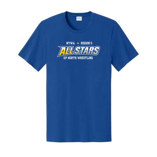 Port & Co™ Adult Easy Cotton Tee - TRUE ROYAL (NYWA Wrestling)