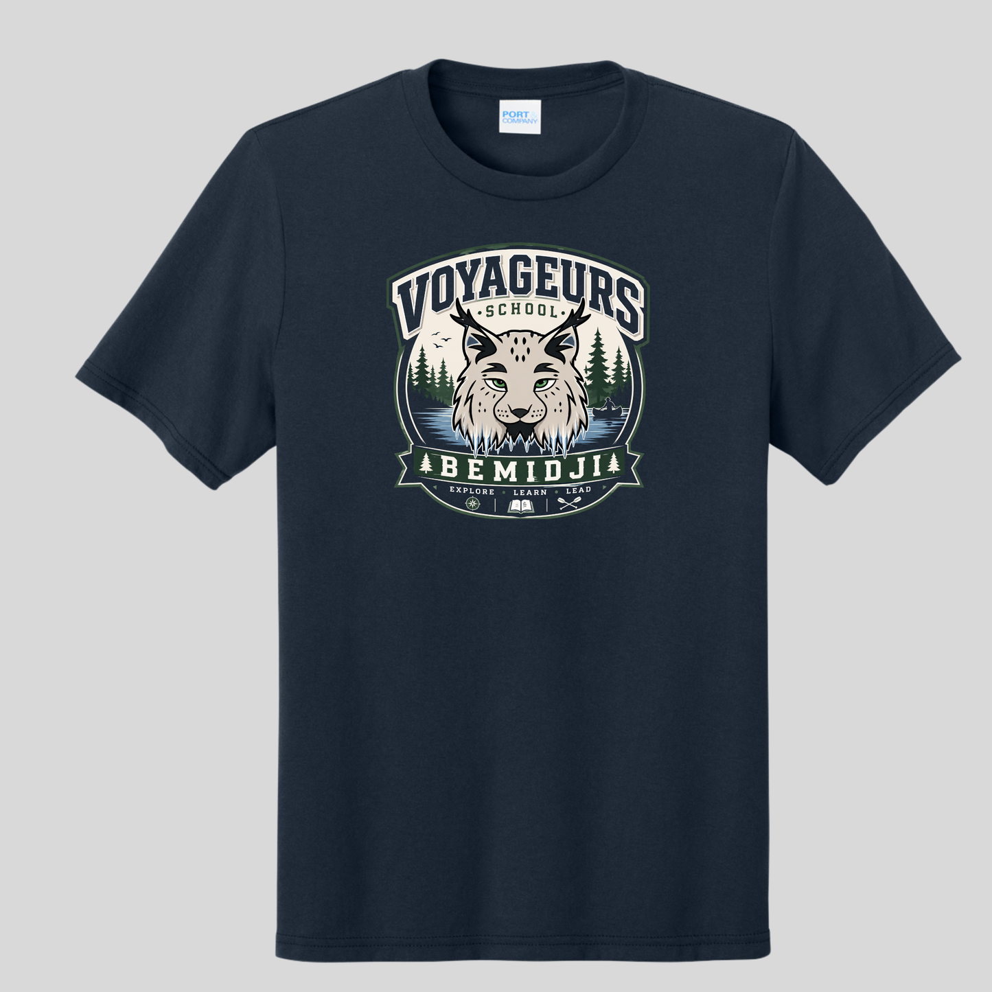 Port and co Triblend Tee - PC330Y - DEEP NAVY (VOY 4)