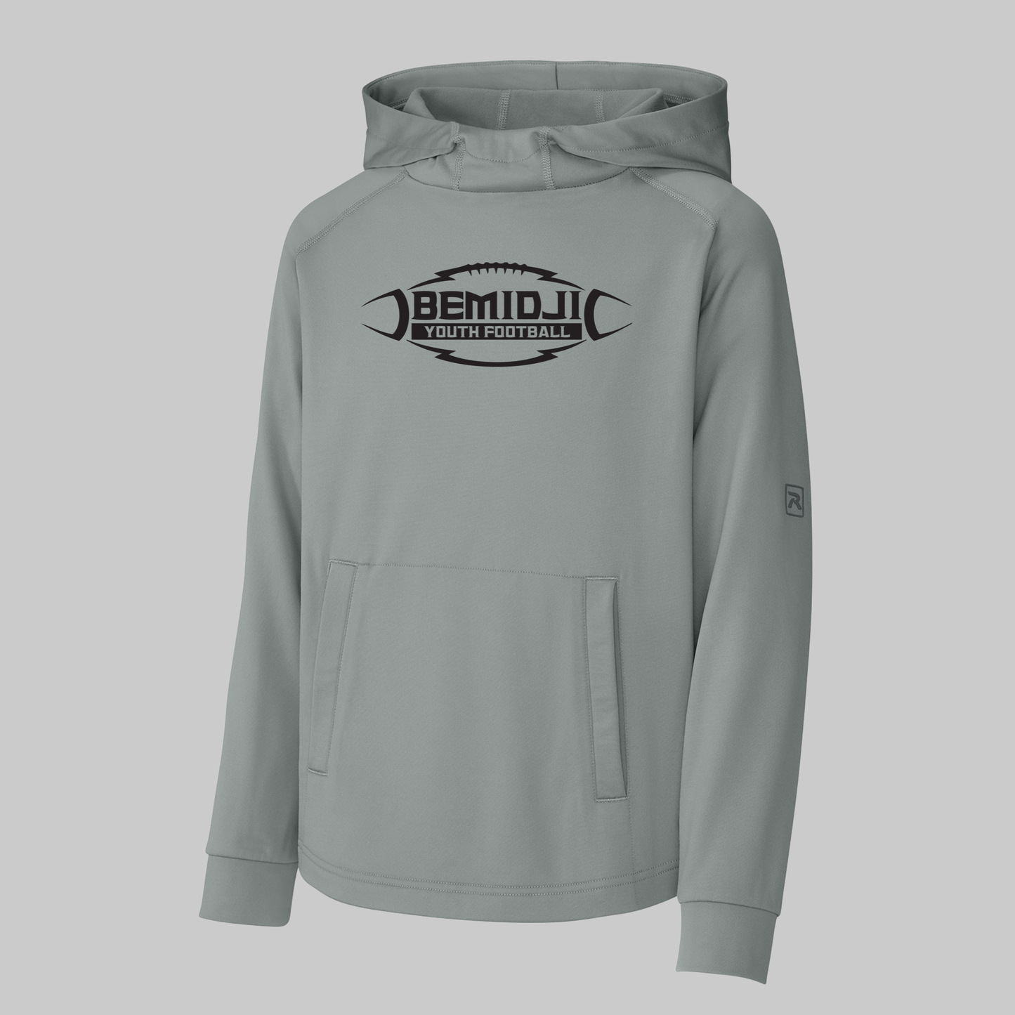 Richardson Youth Charge Performance Fleece Long Sleeve Hoodie - Grey (BYF)