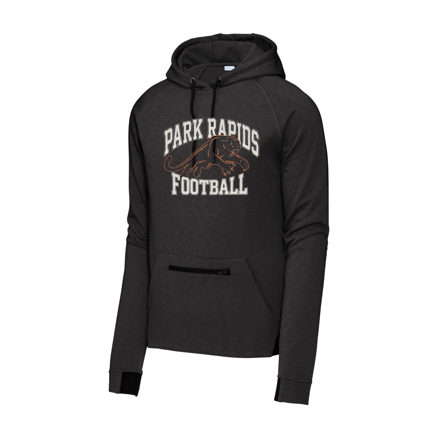 ST571 Sport-Tek® PosiCharge® Strive Hooded Pullover - BLACK PR 7