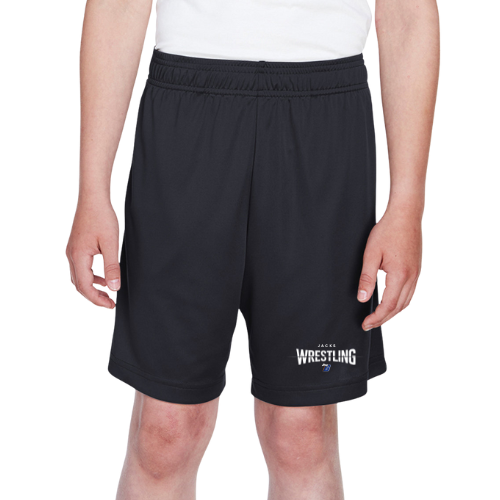 Youth Team 365 Zone Performance Shorts - BLACK (BHS Wrestling 4)