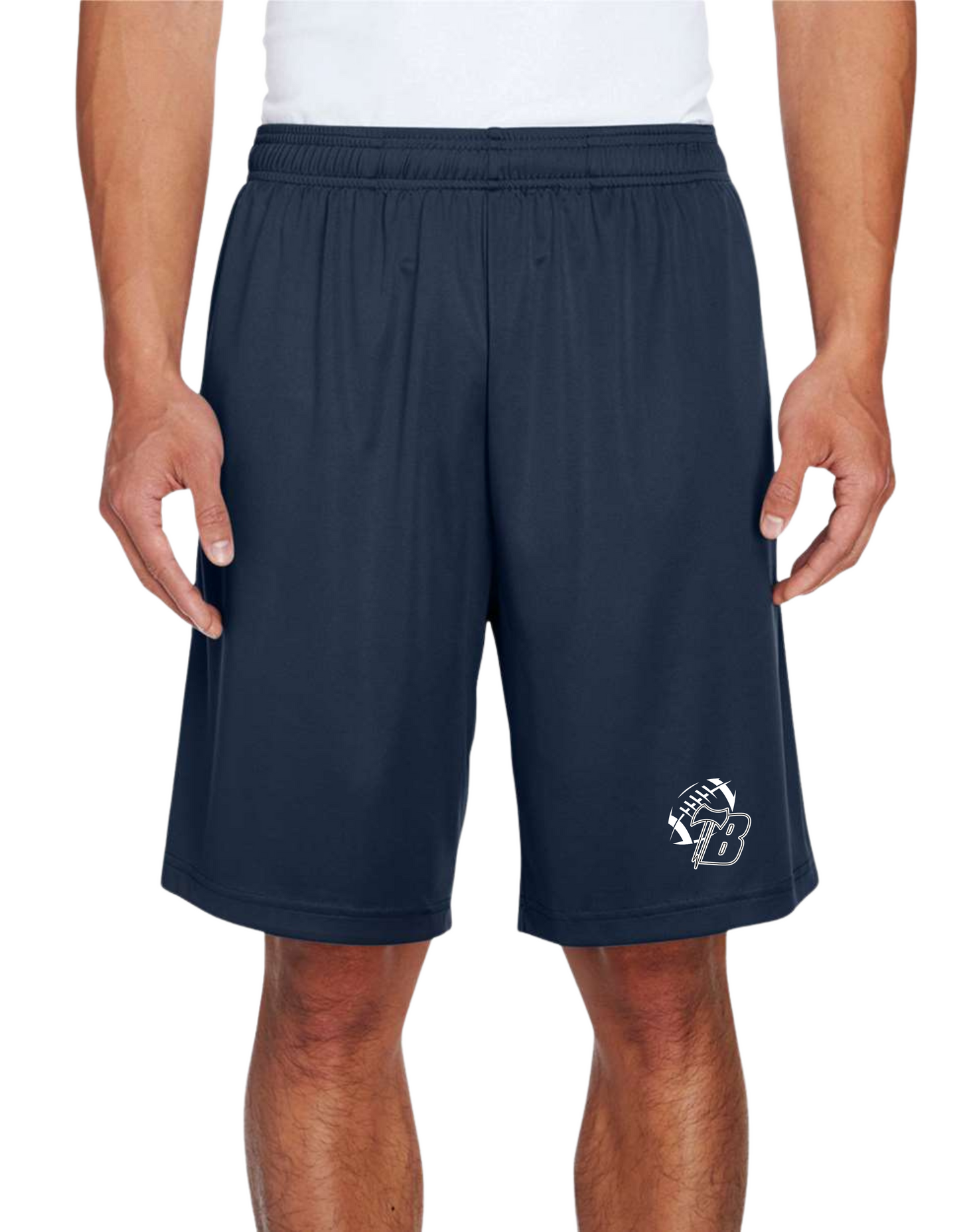 Men's Zone Performance Shorts Navy (BHS Football)