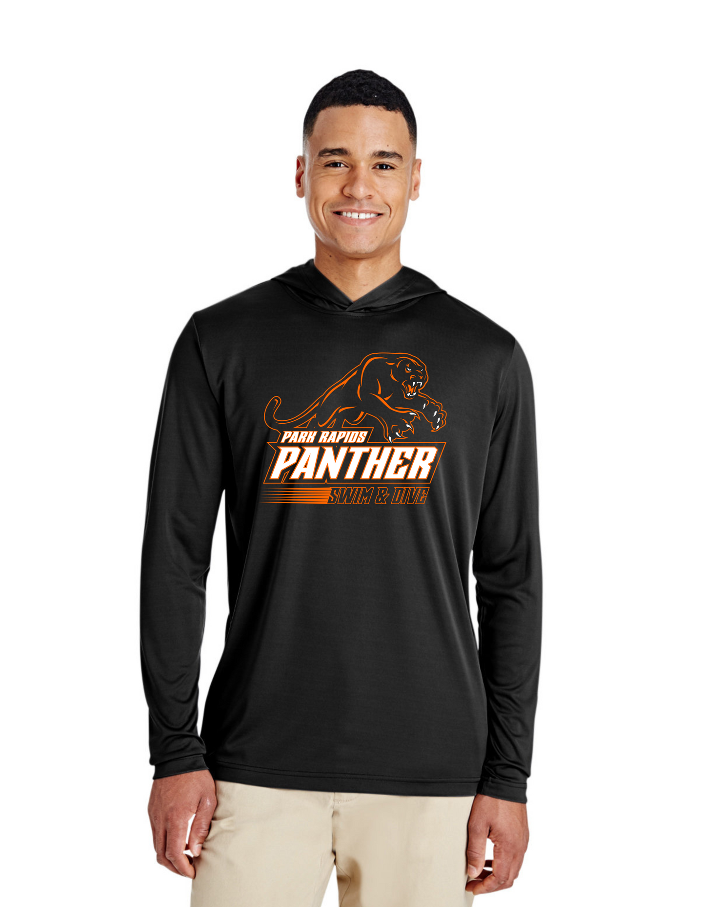 Men's Zone Performance Hooded Long Sleeve (PR Swim)