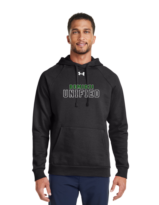 Men's Under Armour Hooded Sweatshirt BLACK (BSU Unified)
