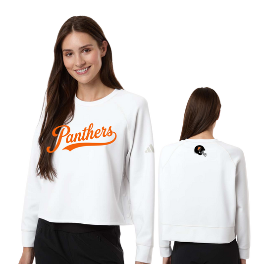 Women's Beyond Side-Snap Crewneck Sweatshirt - A1014 - WHITE PR 4