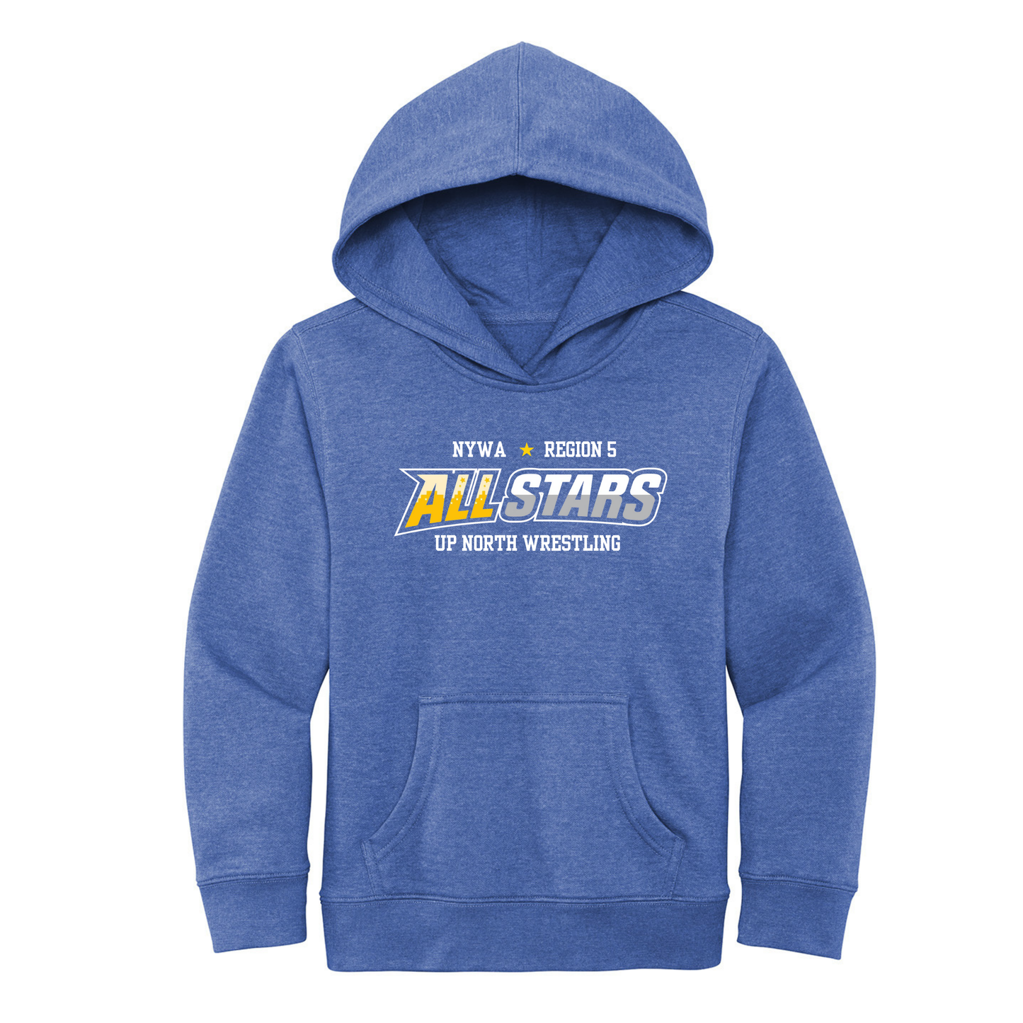 District® Youth V.I.T.™ Fleece Hoodie - ROYAL FROST (NYWA Wrestling)