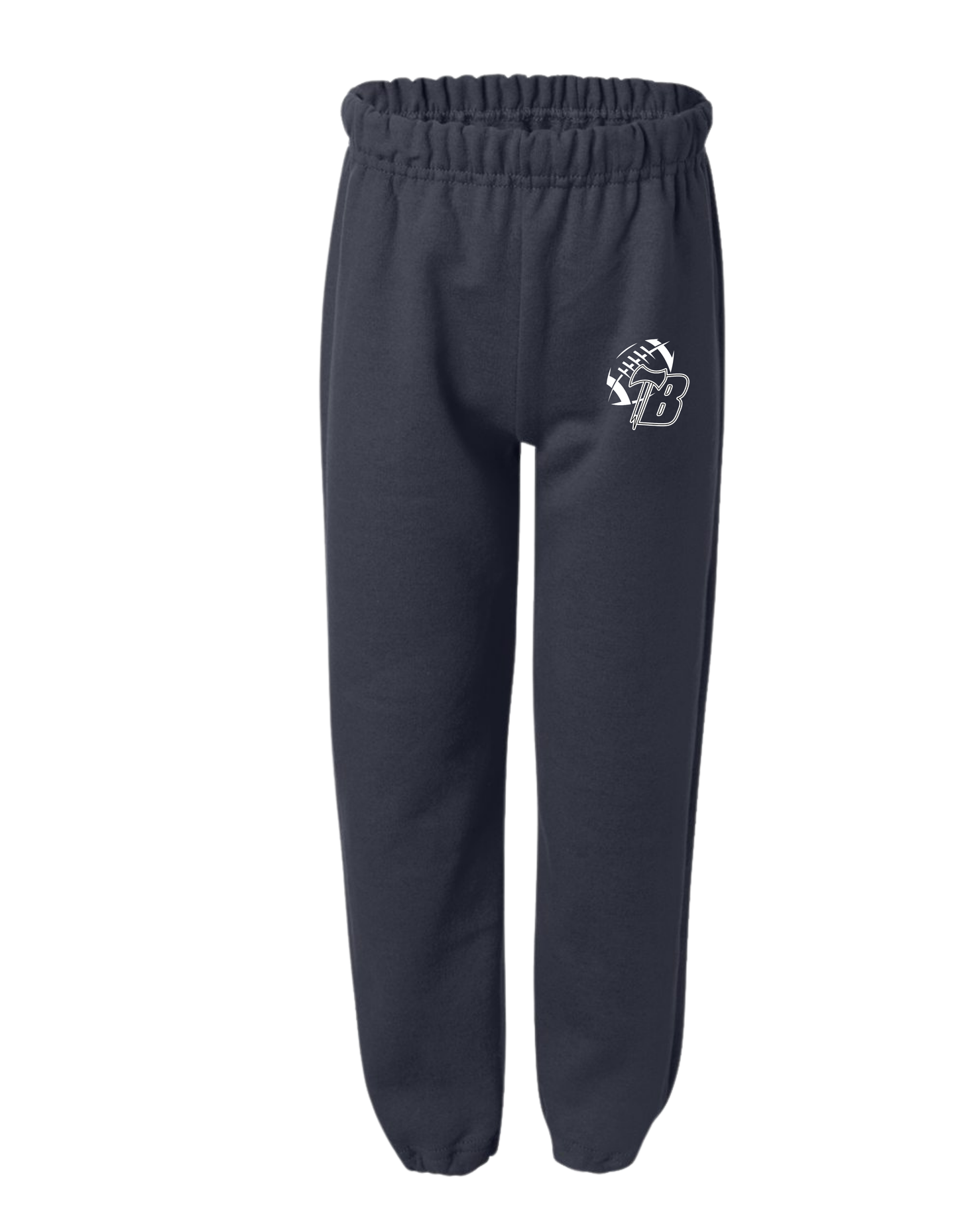 Youth Sweatpants Heavy Cotton Navy (BHS Football)
